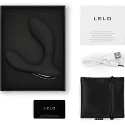 Lelo Hugo 2 gemeinsam mit der LELO-App auf einem Smartphone-Display