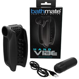 Bathmate HandVibe Silikonauflage mit Vibrationsbullet in der Gesamtansicht