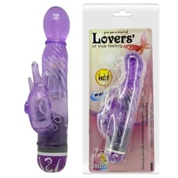Baile Multispeed-Vibrator mit Fliederstimulator im Größenvergleich