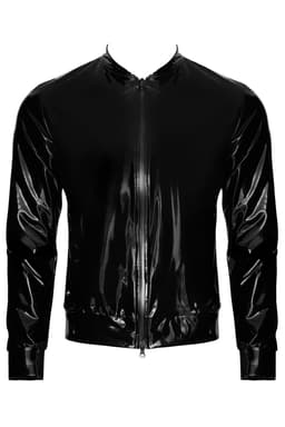 Noir Handmade Lack-Jacke, Ansicht der langen Ärmel