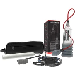 Lieferumfang der Bathmate Hydroxtreme 7 Wide Boy mit Etui und Messgerät
