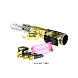 Baile Gold Prince Vibrator unter Wasser, tauchfähig in scharfer Nahaufnahme
