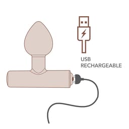 Rocks Off Nova Astryx Analplug mit Wassertropfen auf der Oberfläche als Hinweis auf die Wasserdichtigkeit