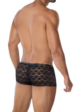 Cut4Men Boxershorts (Trunk) aus Spitze in Schwarz, Nahaufnahme des weichen Materials