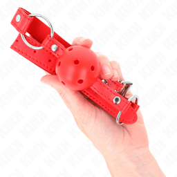 Kink Ballknebel, Größenvergleich mit 4 cm Durchmesser – zusätzliche Detailansicht des Produkts