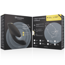 Womanizer Duo 2 – Druckwellenvibrator mit G-Punkt-Arm – Schwarz, Ansicht 28
