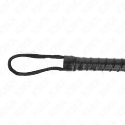 Verpackung der Kink Seilpeitsche Schwarz mit sichtbarem Produkt