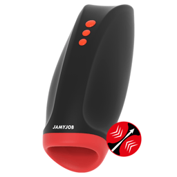 Herausgenommene Cyberskin-Hülle des Jamyjob Novax in der Nahaufnahme