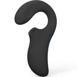 Lelo Enigma Wave G-Punkt-Vibrator von der Seite fotografiert, Form und Struktur der Oberfläche im Detail