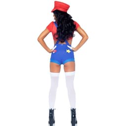 Shorts mit Hosenträgern aus dem Leg Avenue Klempner-Kostüm