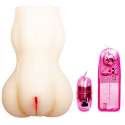 Passion Lady Masturbator von der Seite mit Öffnung für die Vibrationskugel