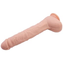 Baile flexibler realistischer Dildo, schräge Ansicht von vorn mit Blick auf Schaft und Basis