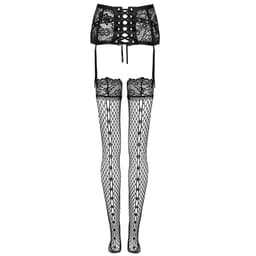 Livco Corsetti Jelly Strapsgürtel, Nahaufnahme der silbernen Zierelemente