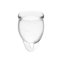 Satisfyer Feel Confident Menstruationstasse freigestellt fotografiert