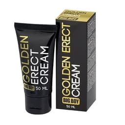Cobeco Big Boy Golden Erect Creme, Tube mit Verschluss Gesamtansicht