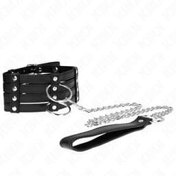 KINK Halskette im Sub-Style-Design, Nahaufnahme des Verschlusses und der Metalldetails