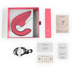 Womanizer Blend – Rabbit-Vibrator mit Pleasure Air und G-Punkt-Vibration – Rosé, Ansicht 20