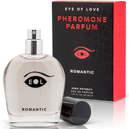 Sprühkopf des Eye of Love Romantic Flakons im Detail – Studioaufnahme auf hellem Hintergrund