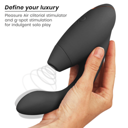 Womanizer Duo 2 – Druckwellenvibrator mit G-Punkt-Arm – Schwarz, Ansicht 24