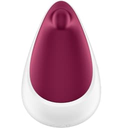 Satisfyer Spot On 3 mit Bedienknopf und Ladekontakten in der Nahaufnahme