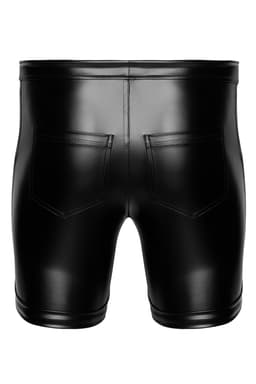 Noir Handmade Rogue Shorts, Nahaufnahme des Kordelzugs am Bund