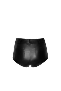 Noir Handmade Shorts am Körper getragen, seitliche Ansicht