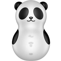 Satisfyer Pocket Panda von der Seite, Öffnung für die Klitoris im Detail