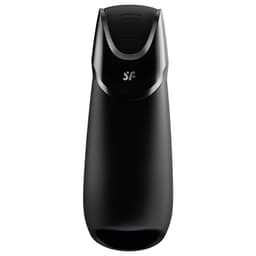 Satisfyer Men Vibration+ von der Seite mit Bedientasten im Detail