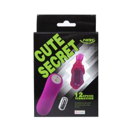 Originalverpackung des Baile Secret Bunny Mini-Vibrators in Lila
