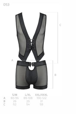 Verpackung des Passion William Herren-Dessous-Sets, Studioaufnahme