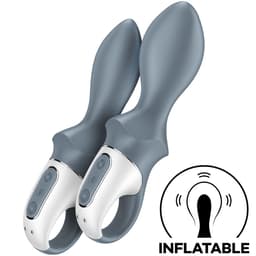 Satisfyer Air Pump Booty 1 von der Seite, spitze Form und Schlaufengriff im Detail
