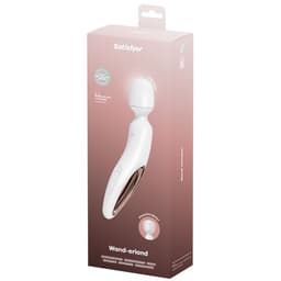Satisfyer Wand-er Land XXL-Wand-Massager, Verpackung mit Produktabbildung und Markenlogo