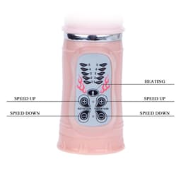 Baile Fire Bunny Vibrator, Gesamtlänge im Vergleich zu einer Hand