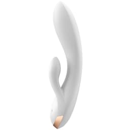 Satisfyer Double Flex, Nahaufnahme der Bedientasten in scharfer Nahaufnahme