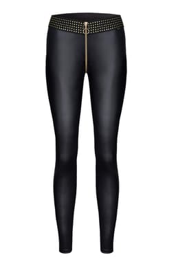 Demoniq Cash Baby Leggings am Körper getragen, seitliche Ansicht