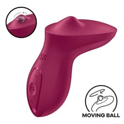 Satisfyer Exciterrr Klitoris-Vibrator in Fuchsia, Gesamtansicht