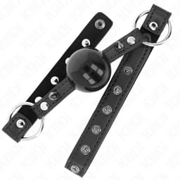 Kink Ballknebel von der Seite, Detailansicht der 4 cm großen Kugel