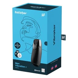 Verpackung des Satisfyer Men Vibration+ mit Produktabbildung auf der Front