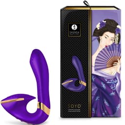 Shunga Soyo – Intimmassager mit getrennter Intensitätsregelung – Violett, Ansicht 21