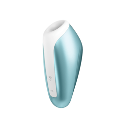 Satisfyer Love Breeze von der Seite, Silikonkammer im Detail