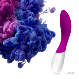 Lelo Mona Wave G-Punkt-Vibrator in Deep Rose, Gesamtansicht in hochauflösender Produktdarstellung