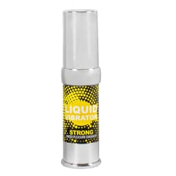 Secretplay Flüssiger Vibrator Stark, Airless-Flasche von der Seite