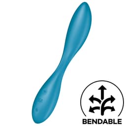 Satisfyer G-Spot Flex 1 Multivibrator in Blau, Gesamtansicht