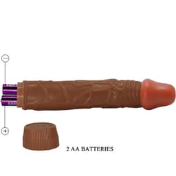 Baile Bob Vibrator mit 22,5 cm im Größenvergleich, Produktansicht in hoher Auflösung