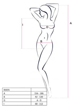 Passion Ouvert-Body von hinten, Passform sichtbar – Passion Erotic Line