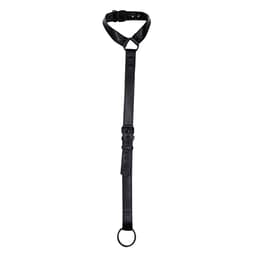 Cut4Men Body-Harness in Schwarz am Model getragen, seitliche Ansicht im Ganzen