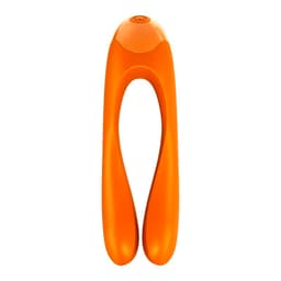 Verpackung des Satisfyer Candy Cane Fingervibrators in typischer Produktfoto-Perspektive