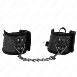 Kink Handgelenkfesseln in Schwarz, die Verarbeitung im Detail