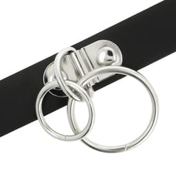 Coquette Chic Desire Doppelring-Choker mit 40 cm Länge im Größenvergleich