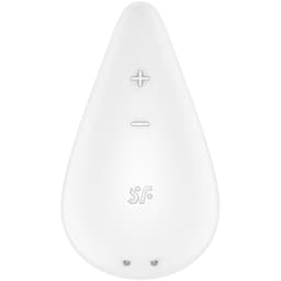 Bedienelemente und Tasten des Satisfyer Auflegevibrator in Nahaufnahme